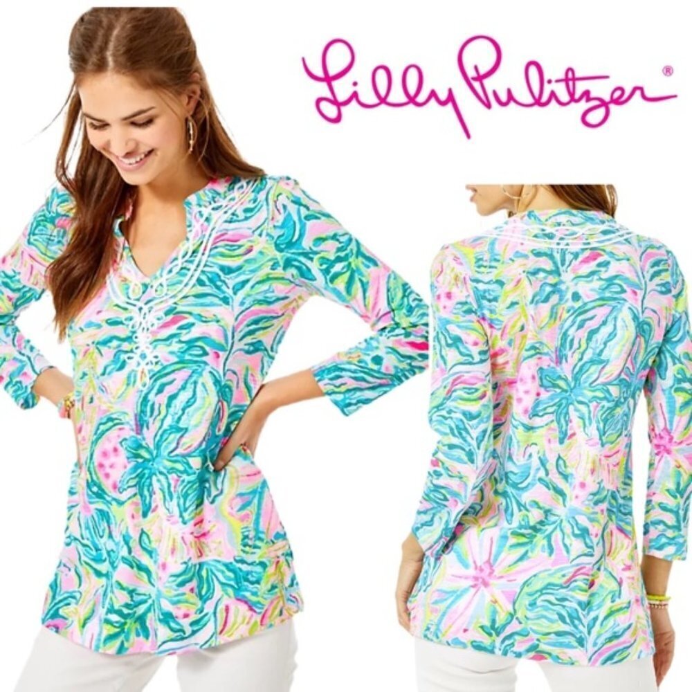 NWT Lilly Pulitzer Kaia Knit Tunic One in a Melon